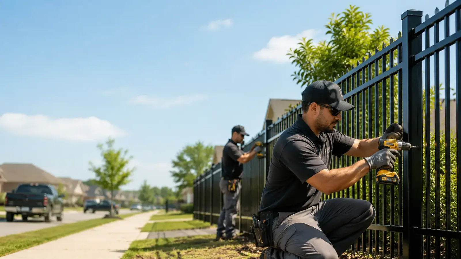 Metal Fence Installation in Milton, IA